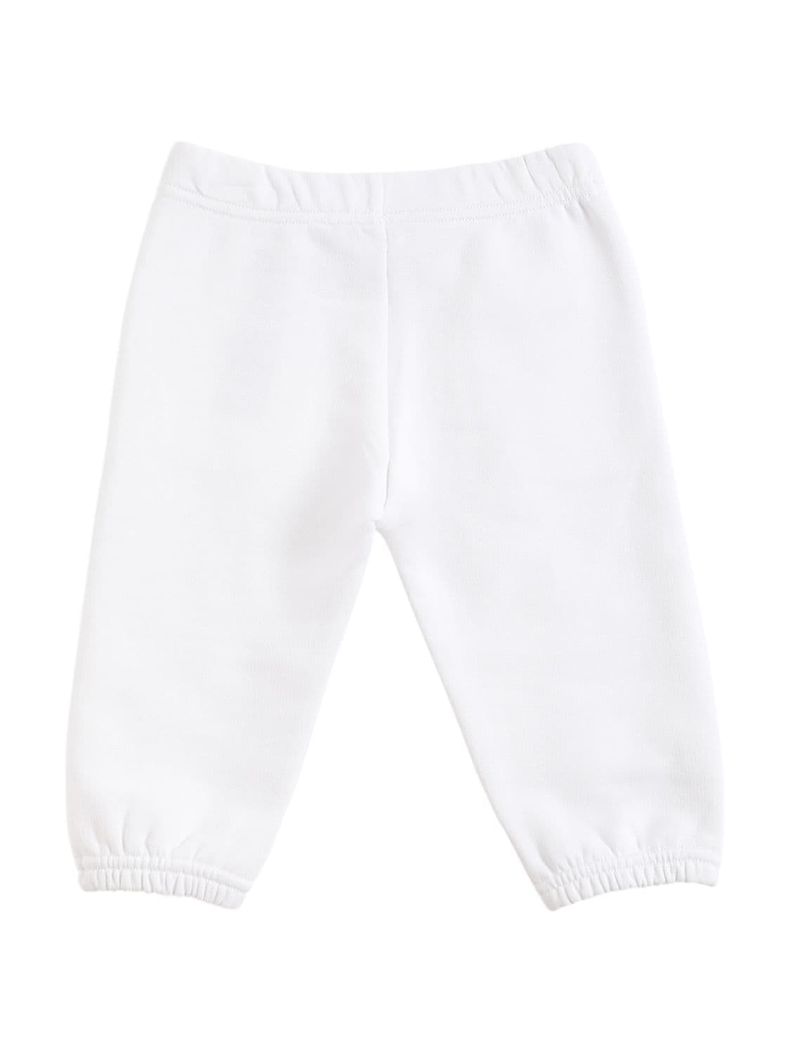 Shop Dsquared2 Logo Print Cotton Sweatpants In White