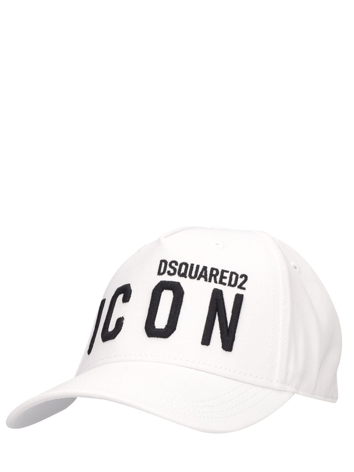 Shop Dsquared2 Cotton Gabardine Baseball Cap W/ Logo In White
