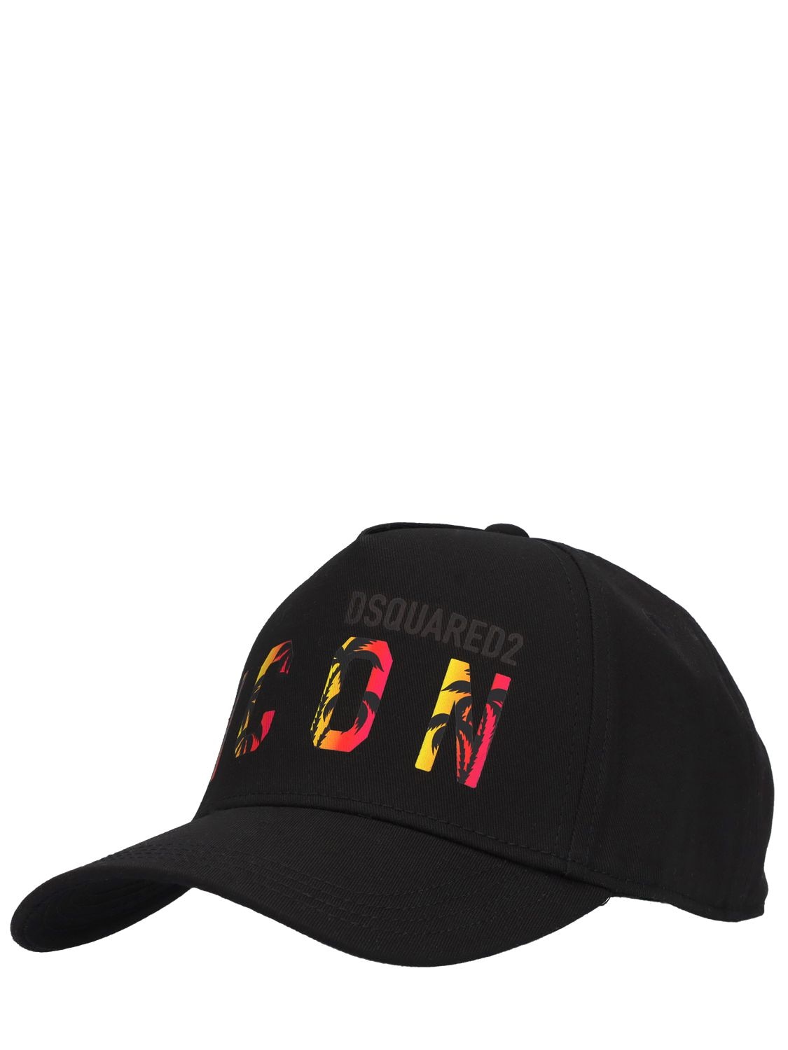 Shop Dsquared2 Cotton Gabardine Baseball Cap W/ Logo In Black
