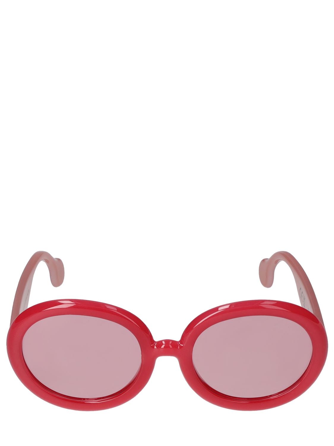 The Animals Observatory Kids' Recycled Econyl Sunglasses In Fuchsia