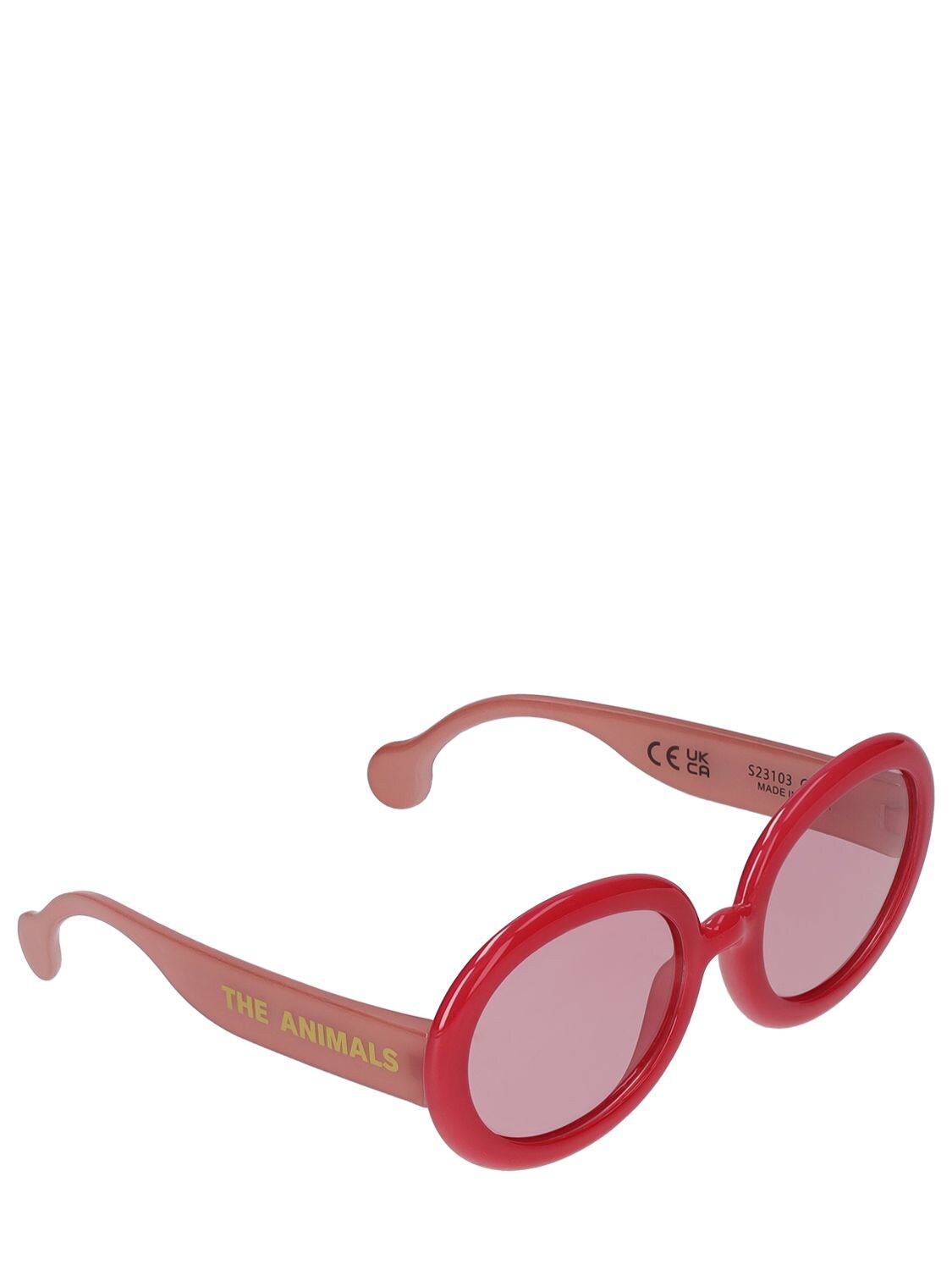 Shop The Animals Observatory Recycled Econyl Sunglasses In Fuchsia