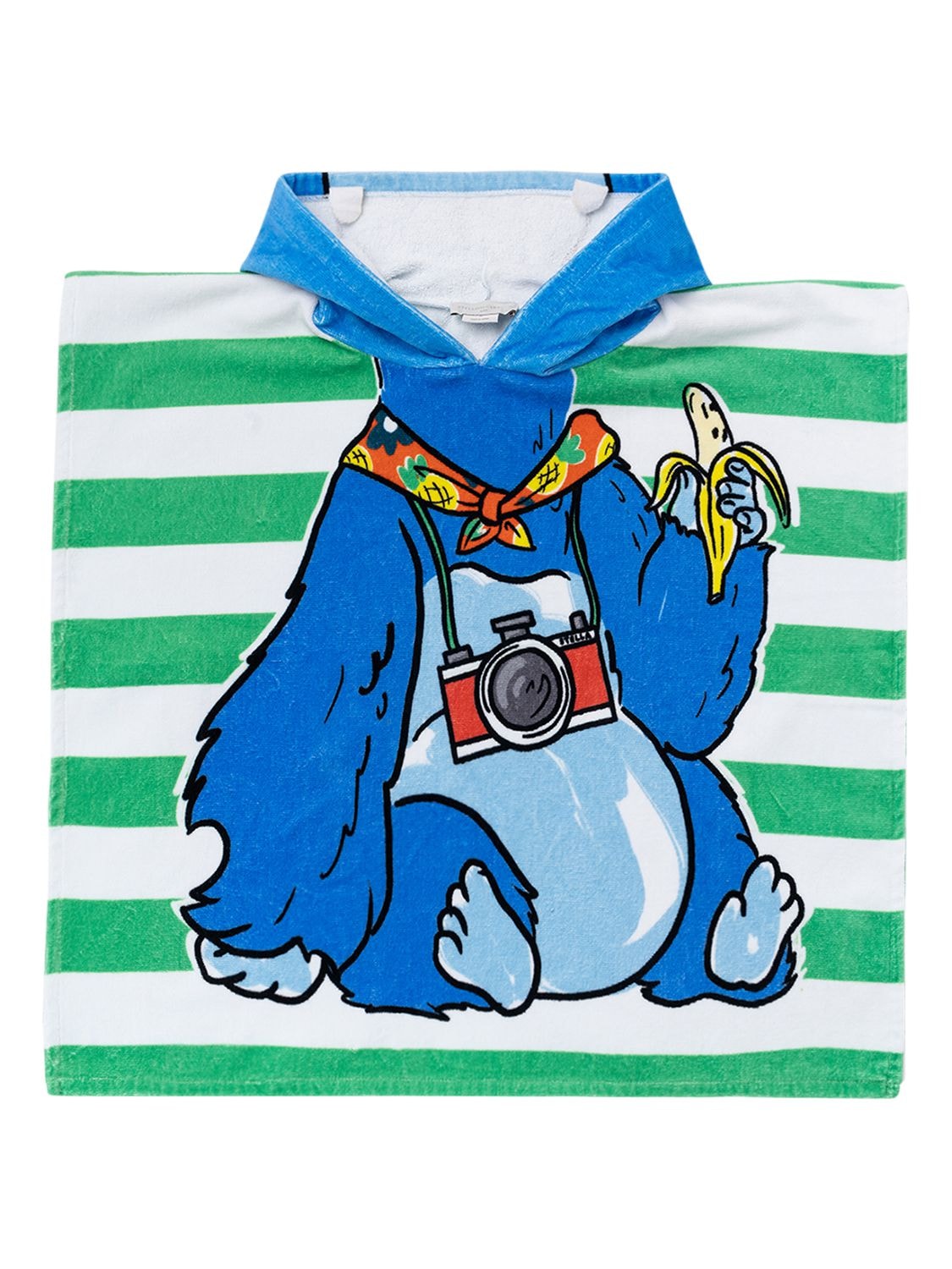 Image of Gorilla Hooded Cotton Terry Beach Towel