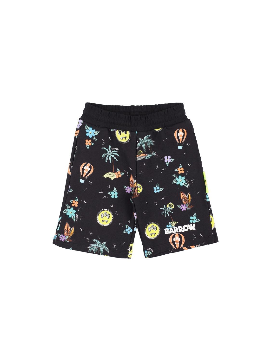 BARROW ALL OVER PRINT COTTON SWEAT SHORTS