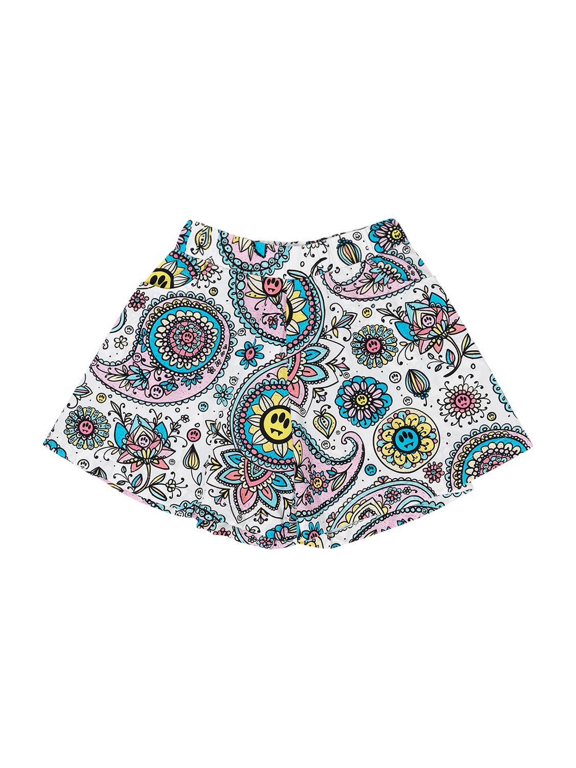 Barrow Paisley-print Elasticated Shorts In Multicolor