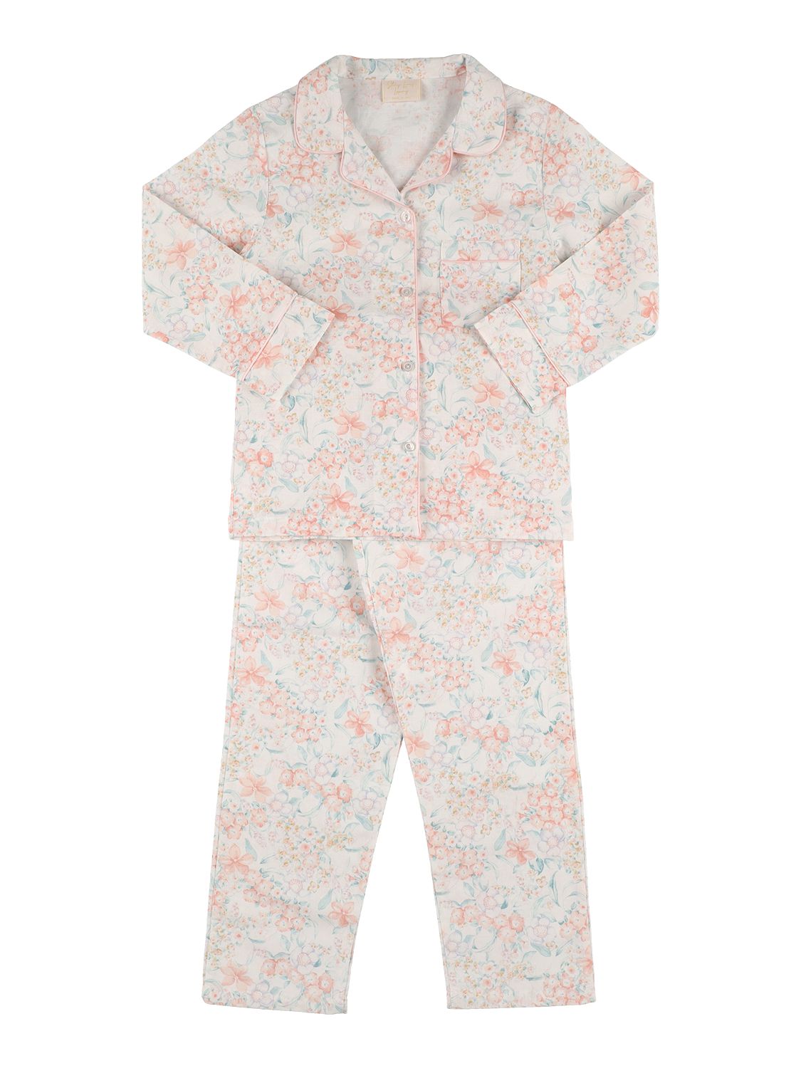 Camicia E Pantaloni In Cotone Stampato