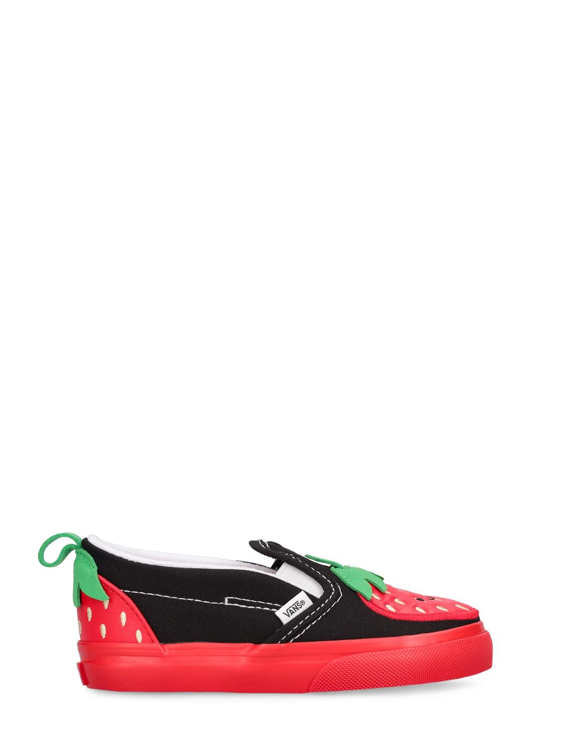 Image of Cherry Canvas Blend Slip-on Sneakers