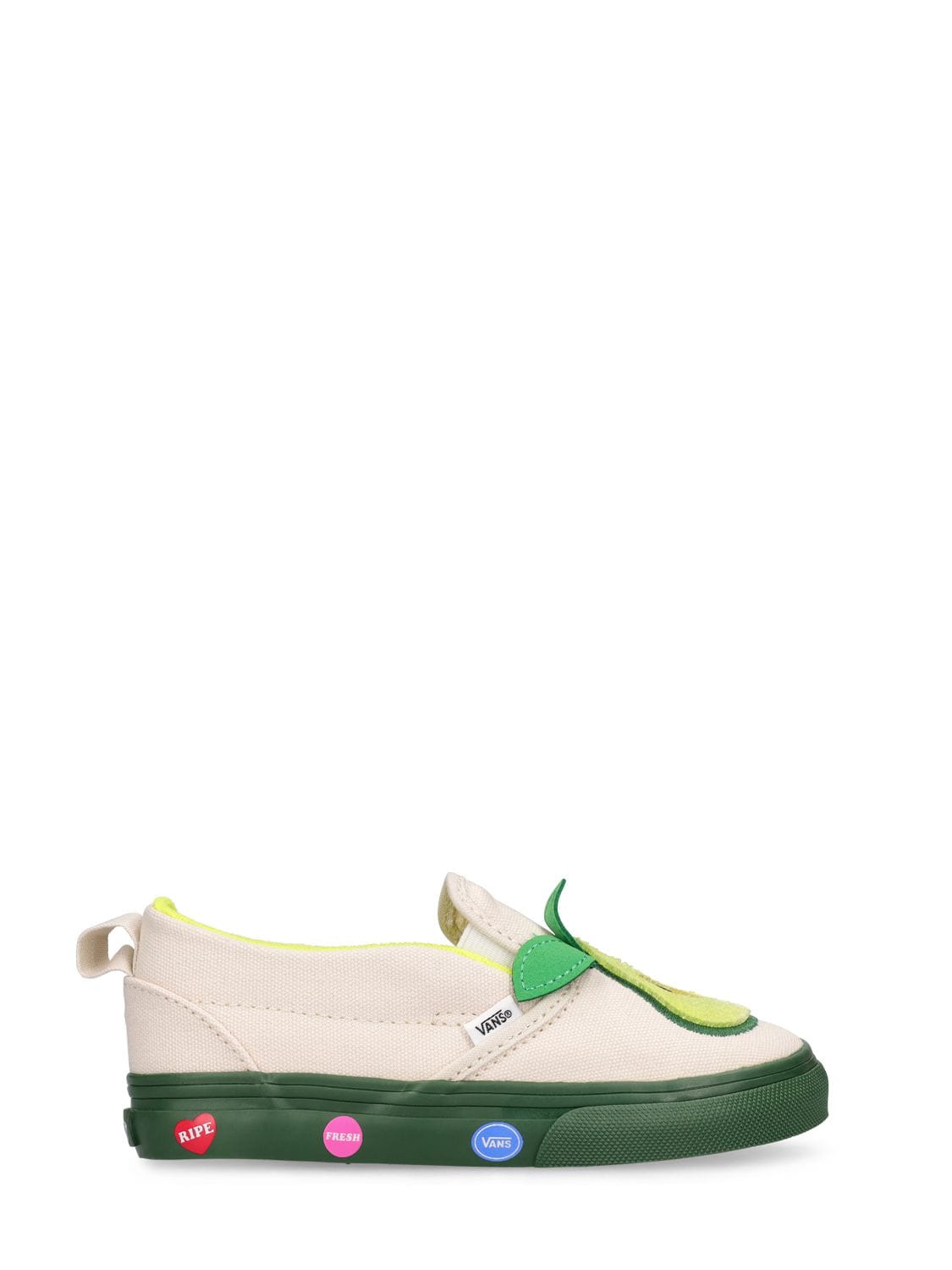 Image of Avocado Canvas Slip-on Sneakers