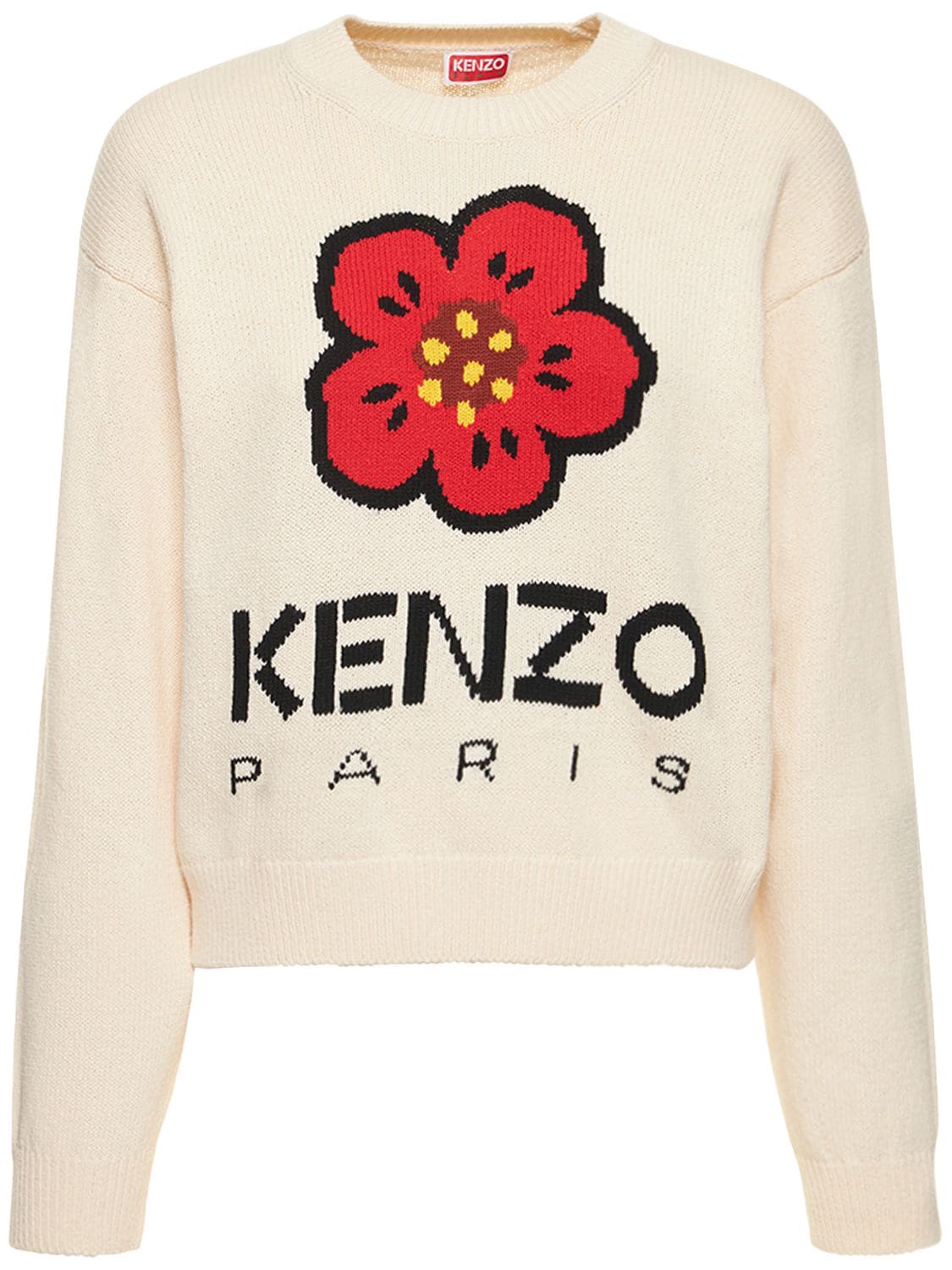 KENZO PARIS Logo Comfort Wool Sweater