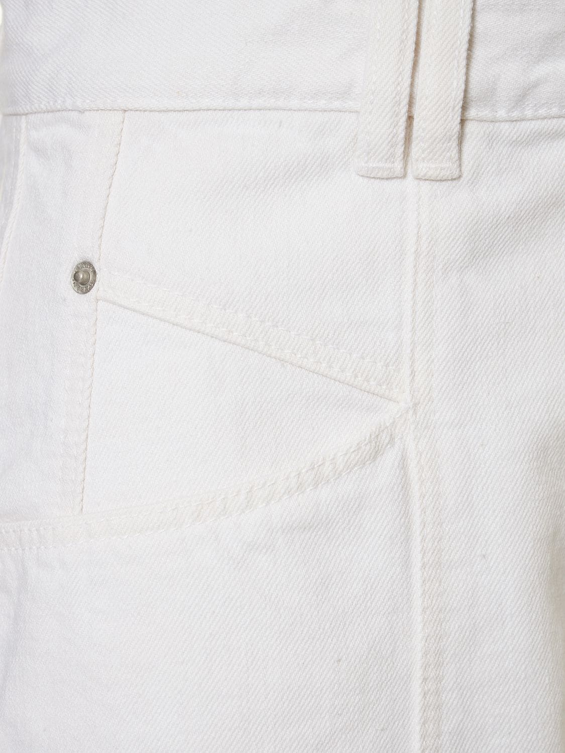 ISABEL MARANT VETANIO COTTON DENIM SHORTS 