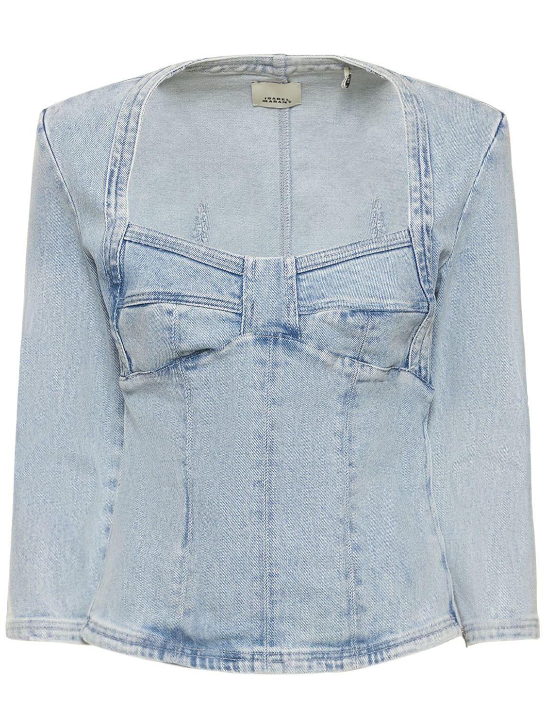 Isabel Marant Vanio Top In Blue