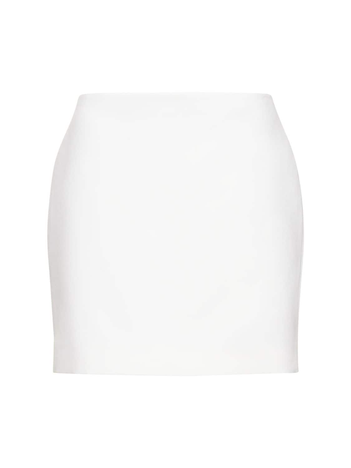 MICHAEL KORS COLLECTION Cotton & Linen Cady Mini Skirt