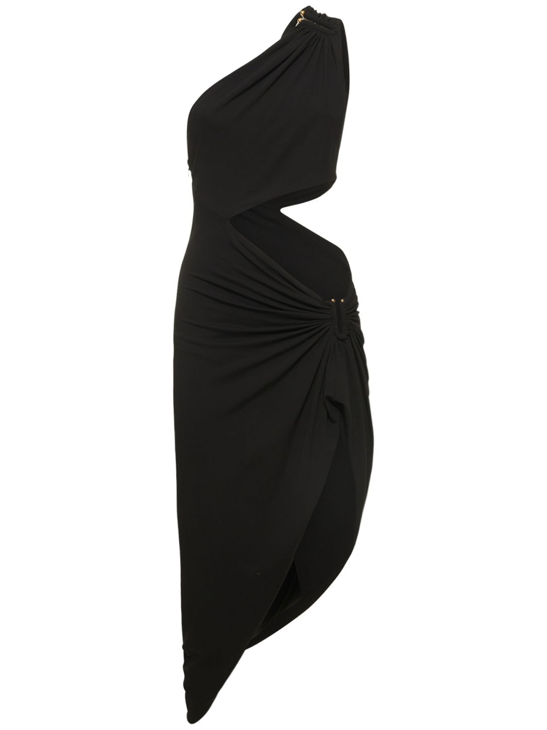 MICHAEL KORS COLLECTION Jersey Stretch Cutout Midi Dress