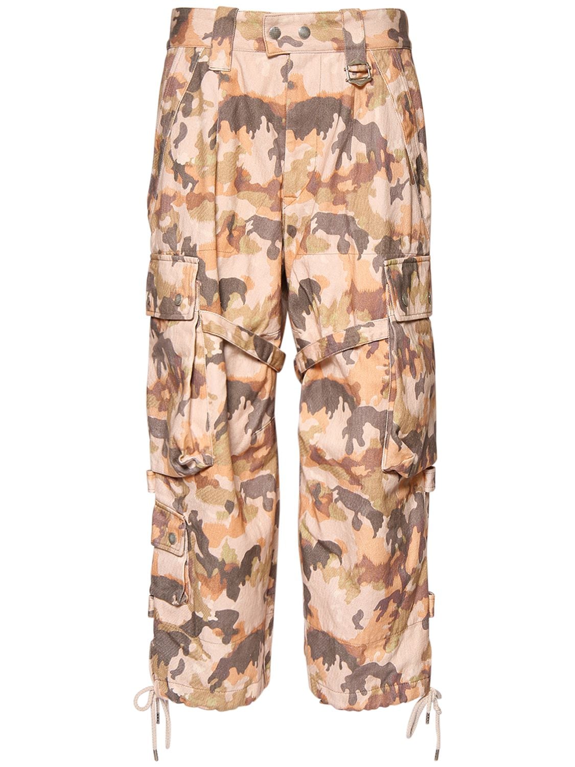 Elore Camo Printed Cotton Cargo Pants