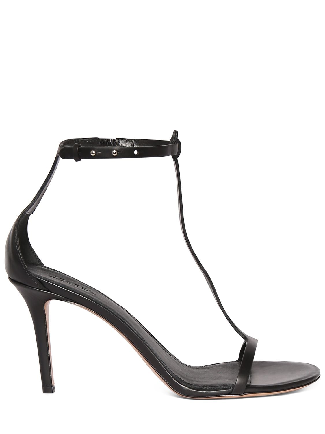 Isabel Marant 85mm Einari-gd Leather High Heel Sandals In Black | ModeSens