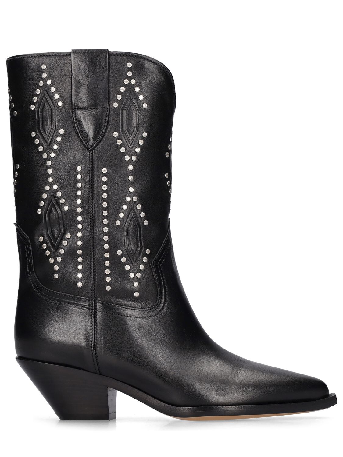 40mm Dahope-gd Leather Ankle Boots – WOMEN > SHOES > BOOTS