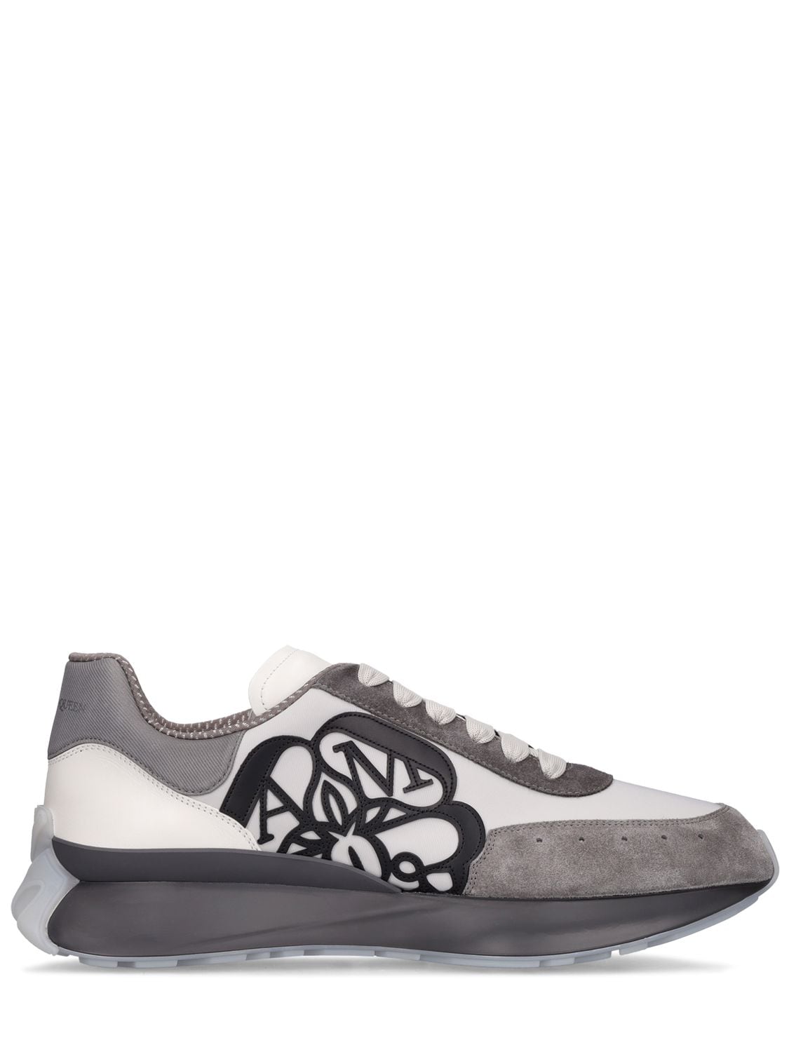 Image of Fabric & Leather Sneakers