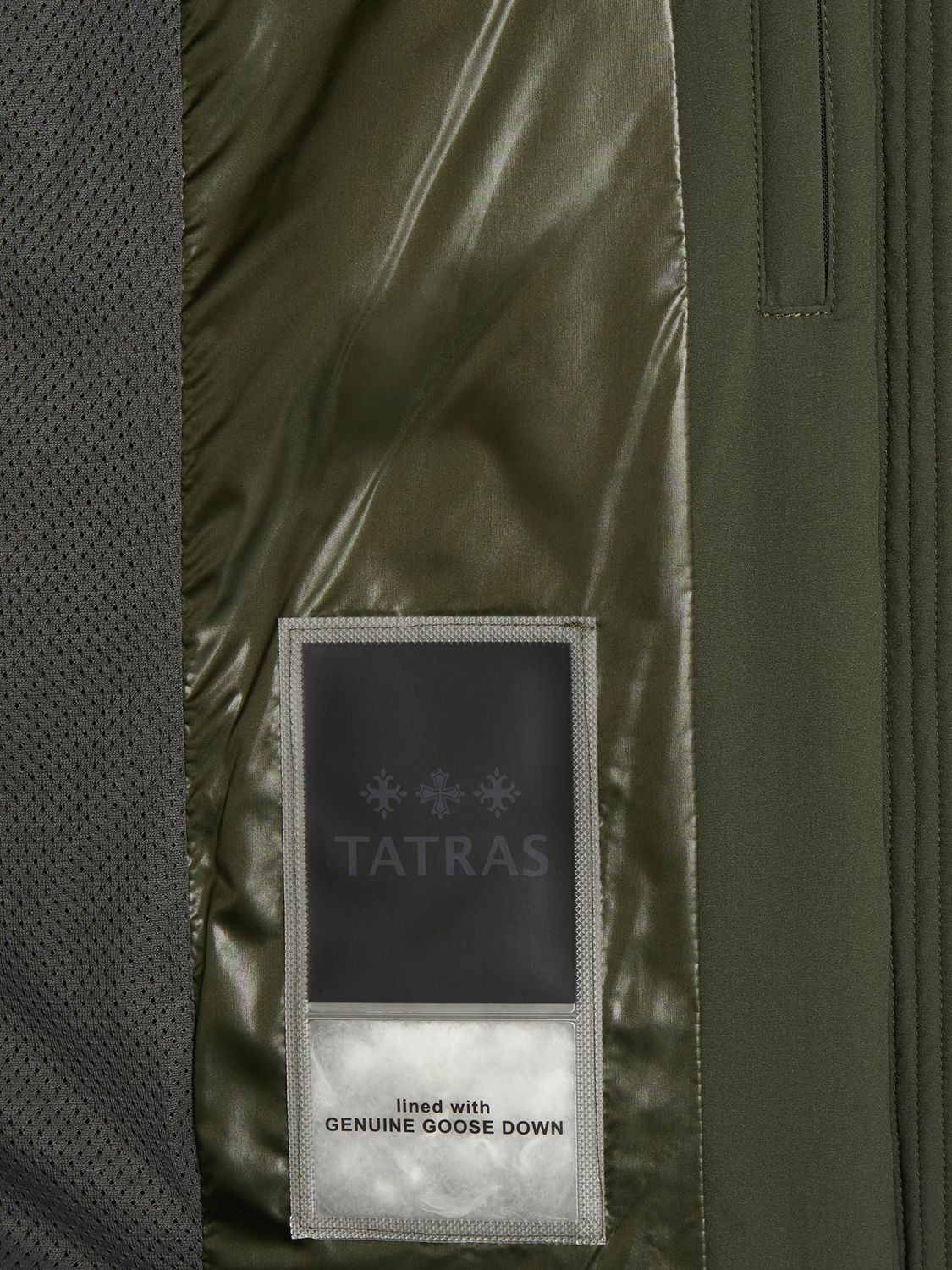 Tatras Adlado Nylon Down Jacket In Khaki | ModeSens