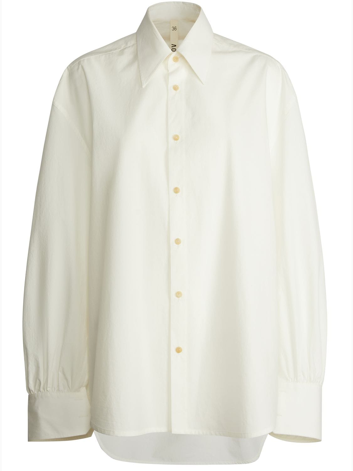 Petar Petrov Cotton Poplin Oversize Shirt In White