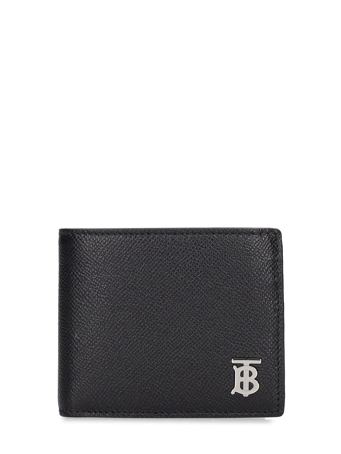 Grained Leather Billfold Wallet