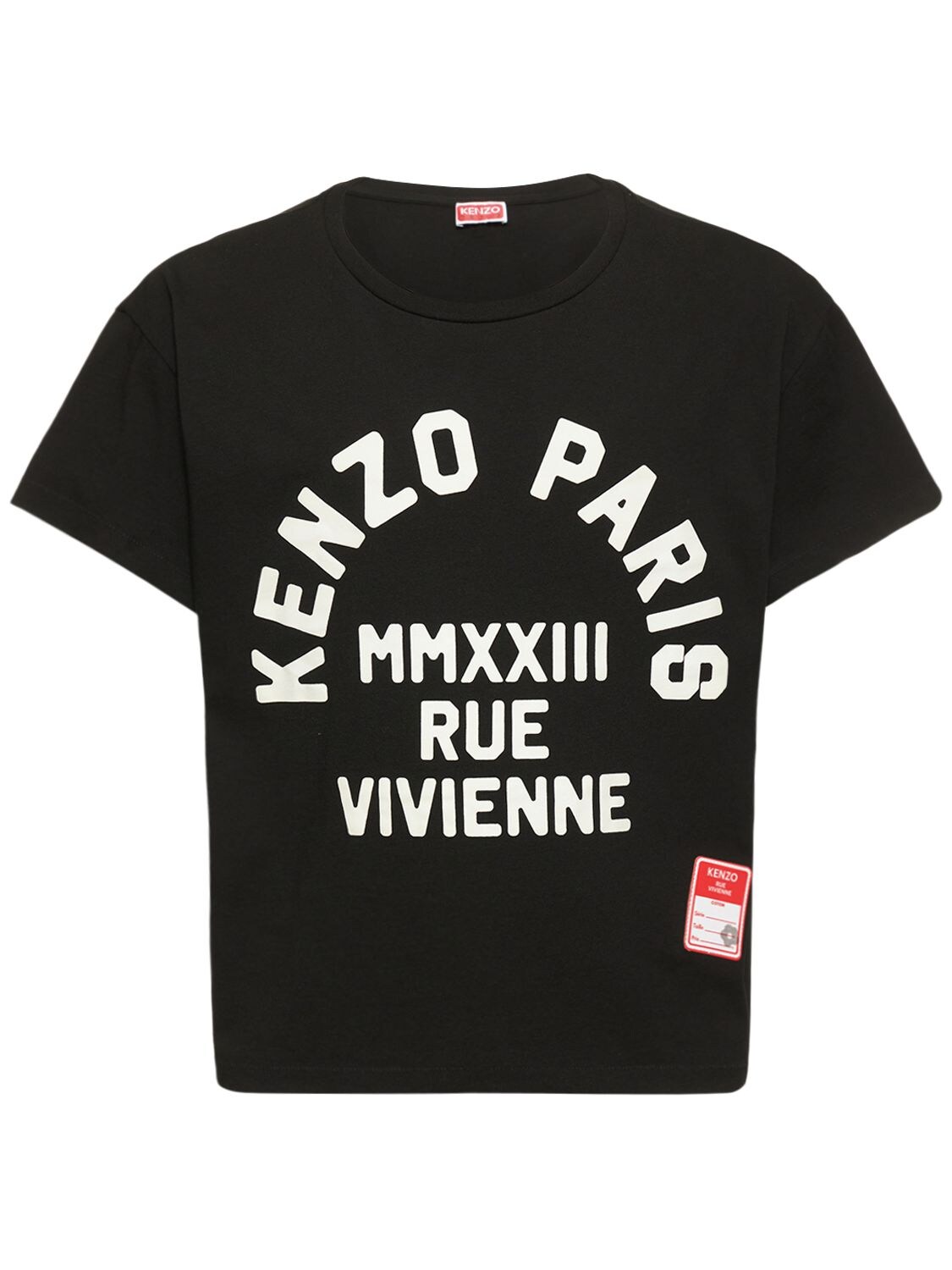 KENZO PARIS Rue Vivienne Print Jersey T-shirt