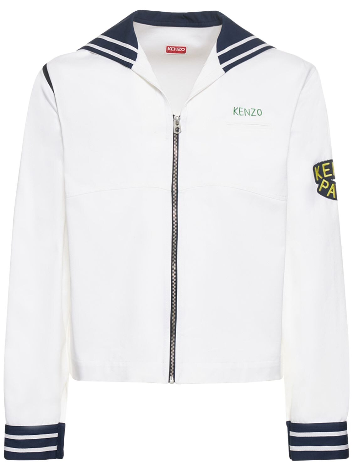 KENZO PARIS Sailor Cotton Drill Overshirt