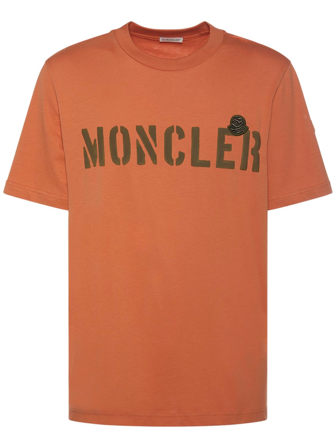 Moncler Logo Embroidered T-Shirt