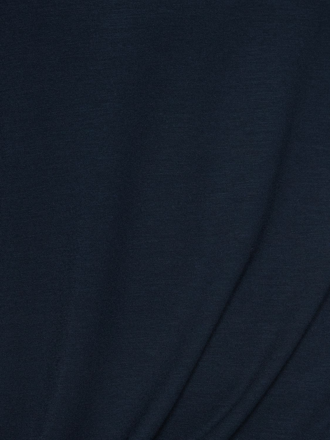 Shop Giorgio Armani Short Sleeve Polo Shirt In Navy