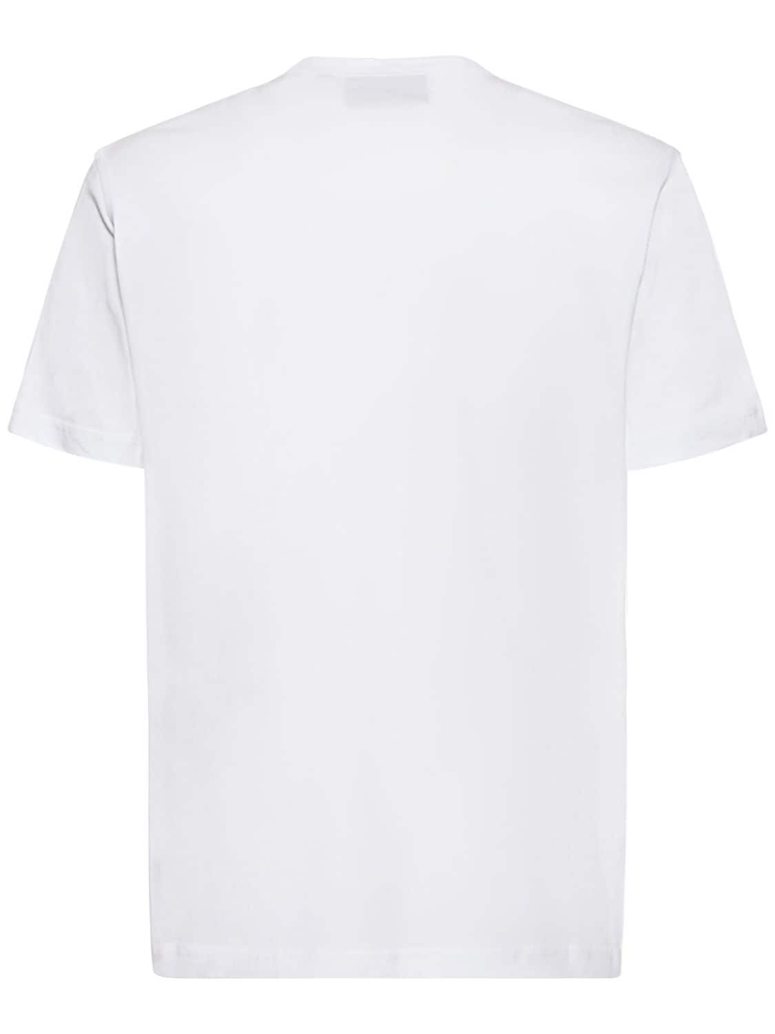 Shop Belstaff Logo Cotton Jersey T-shirt In White