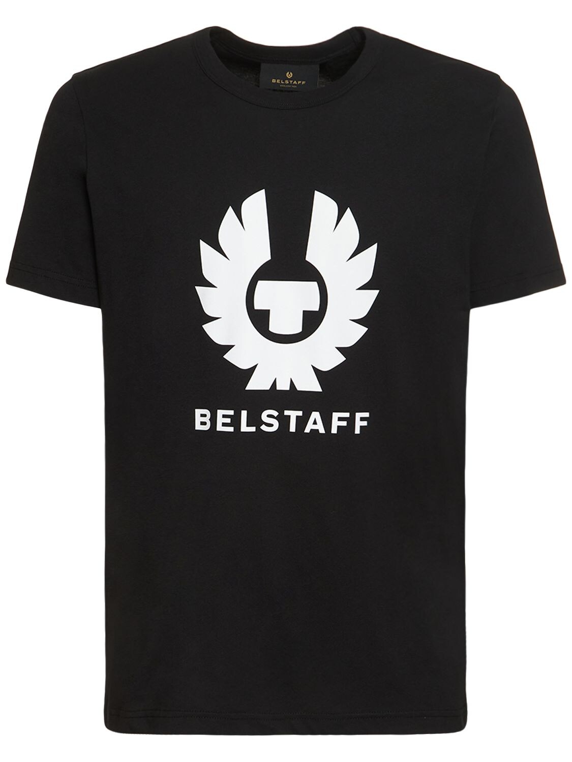Belstaff Phoenix Cotton Jersey T-shirt In Black