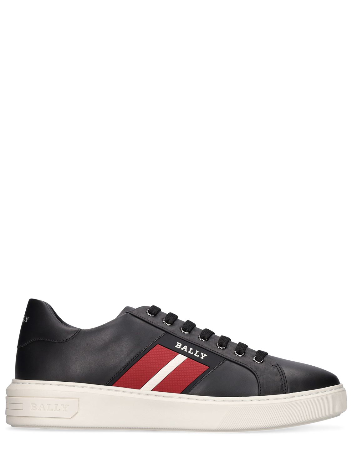 Bally Mylton Striped Low-top Sneakers In Black