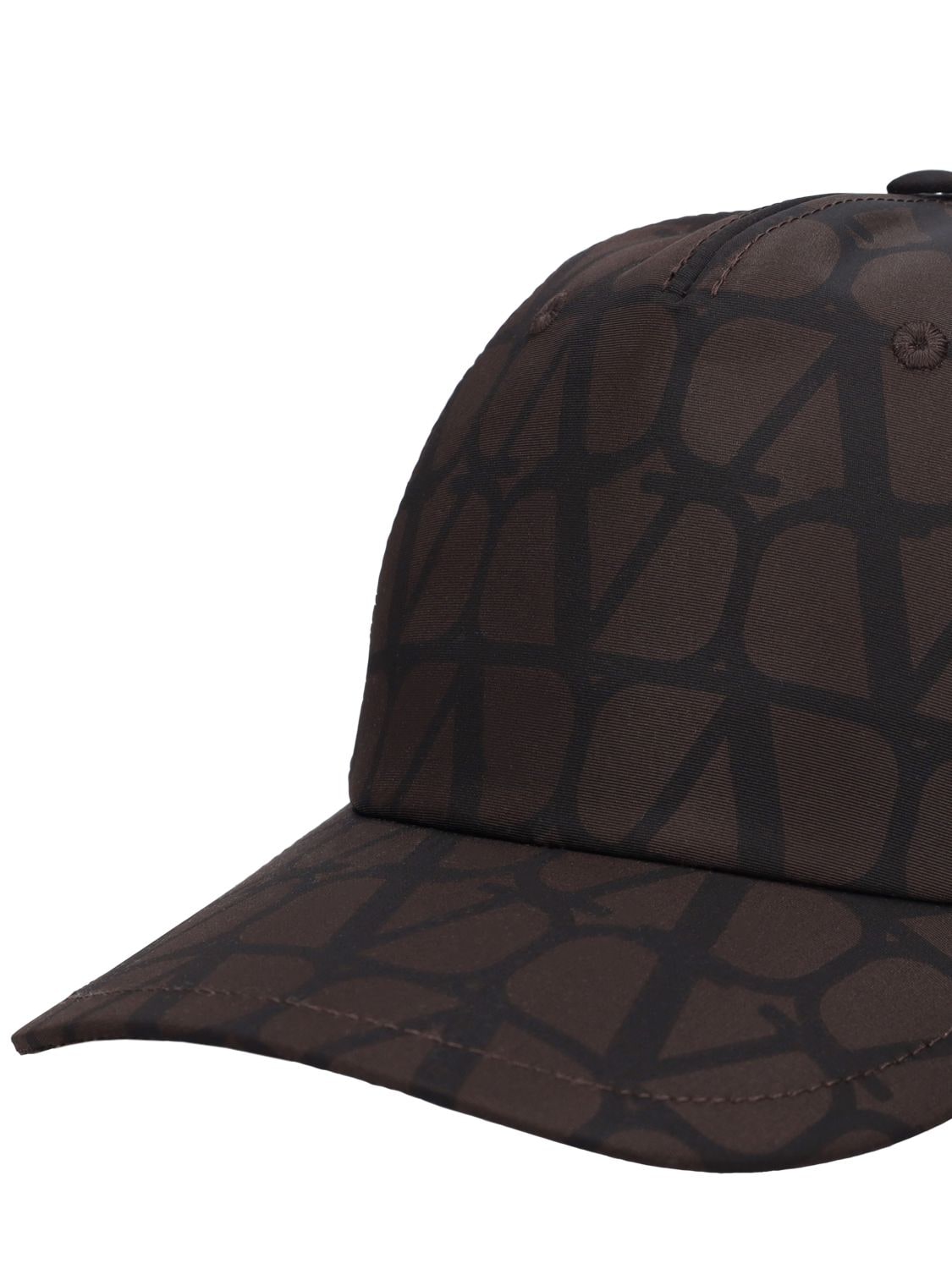 Shop Valentino Toile Iconographe Baseball Hat In Brown,black