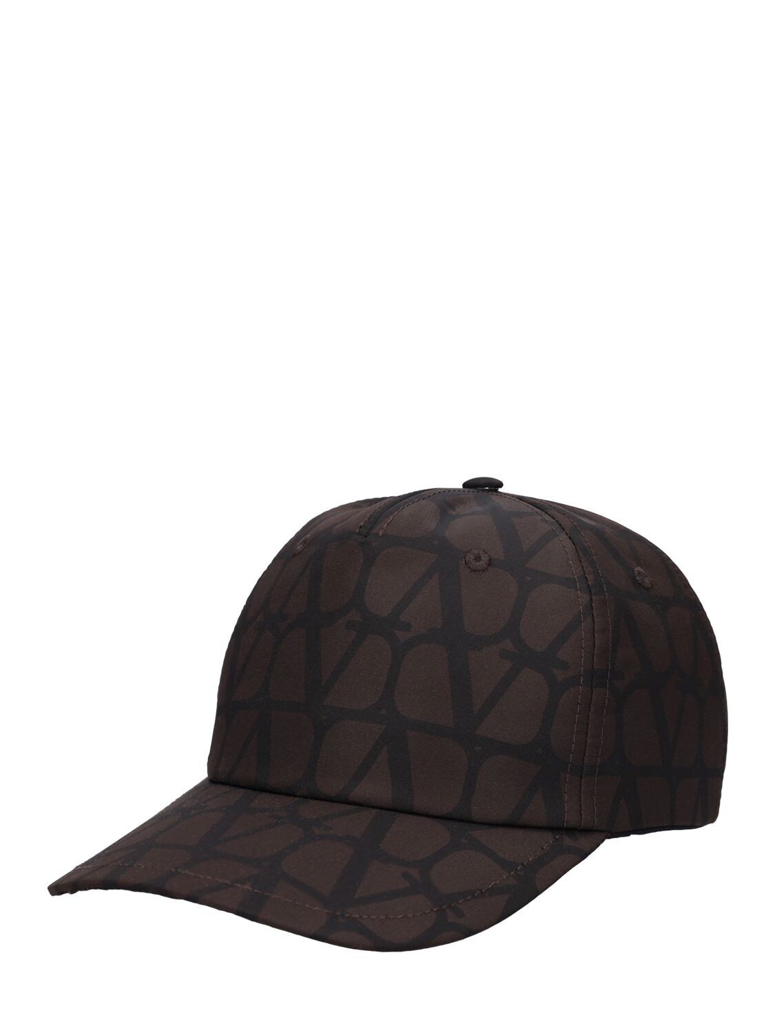 Shop Valentino Toile Iconographe Baseball Hat In Brown,black