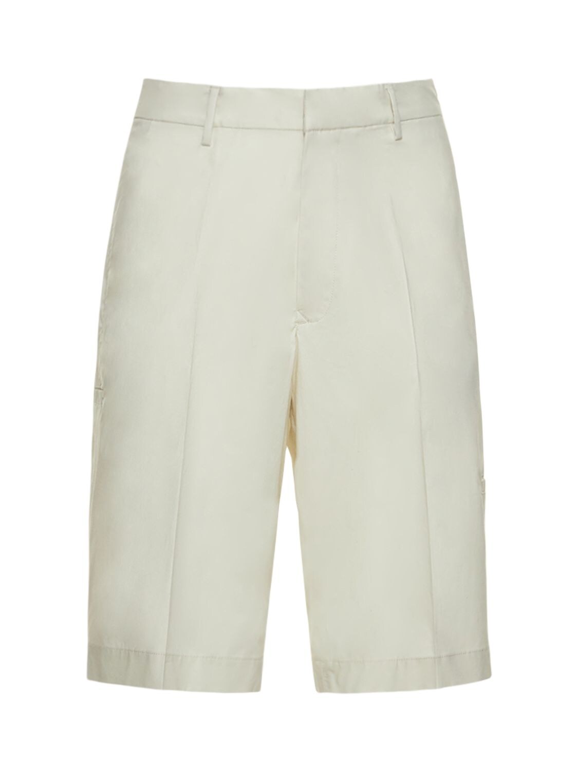 Lardini Monotone Capsule Bermuda Shorts In White