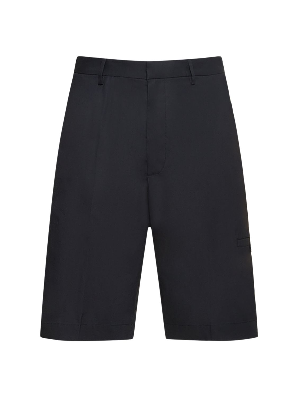 Lardini Monotone Capsule Bermuda Shorts In Navy