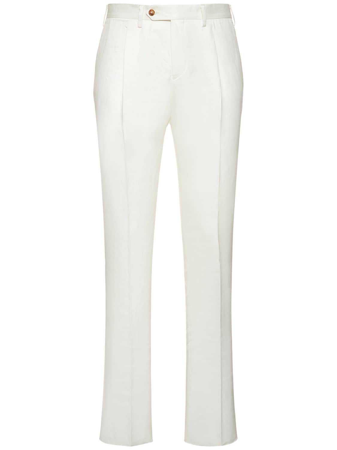 Lardini Linen Pants In White