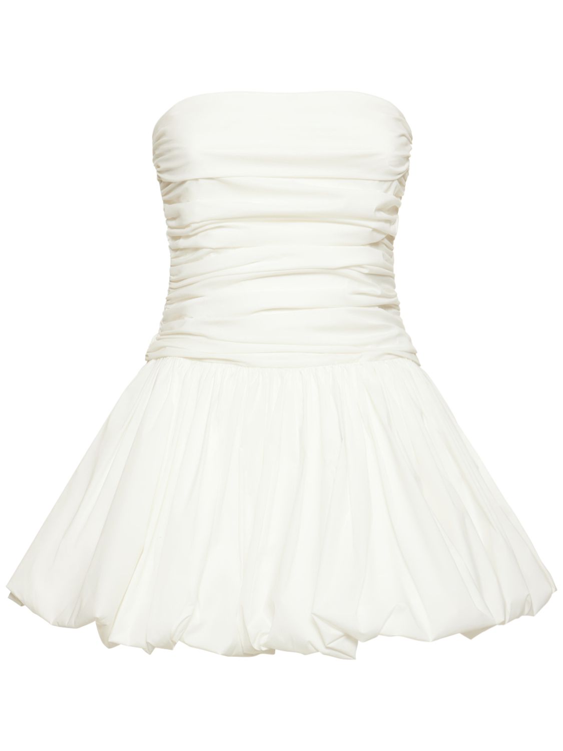 PHILOSOPHY DI LORENZO SERAFINI Strapless Stretch Taffeta Mini Dress | Smart  Closet