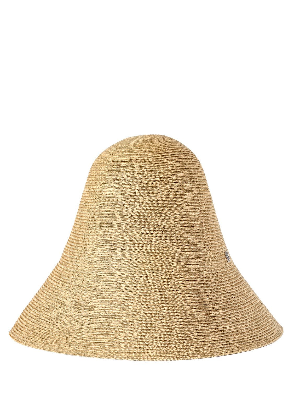 Totême Straw Hat In Creme