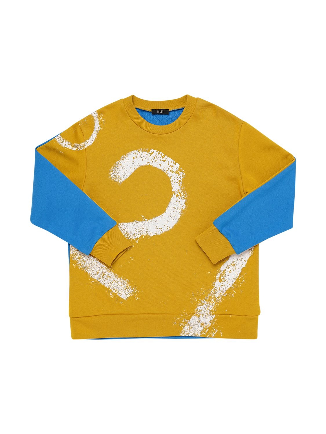 Two Tone Cotton Sweatshirt W/ Logo – KIDS-BOYS > CLOTHING > SWEATSHIRTS