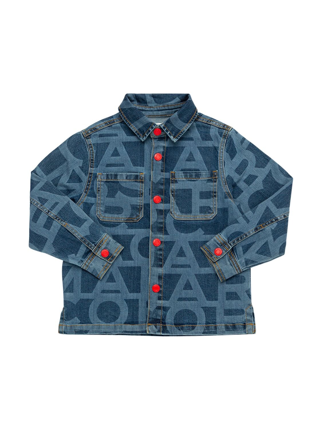 Marc Jacobs (the) Kids' All Over Print Cotton Denim Jacket