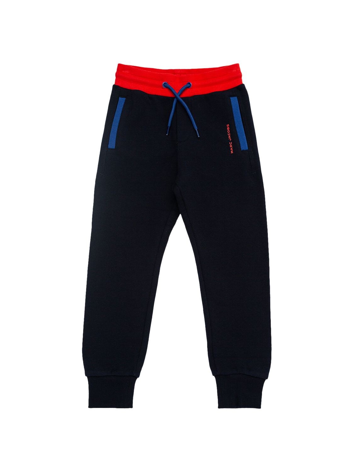 Marc Jacobs (the) Kids' Color Block Cotton Sweatpants W/ Logo In Multicolor