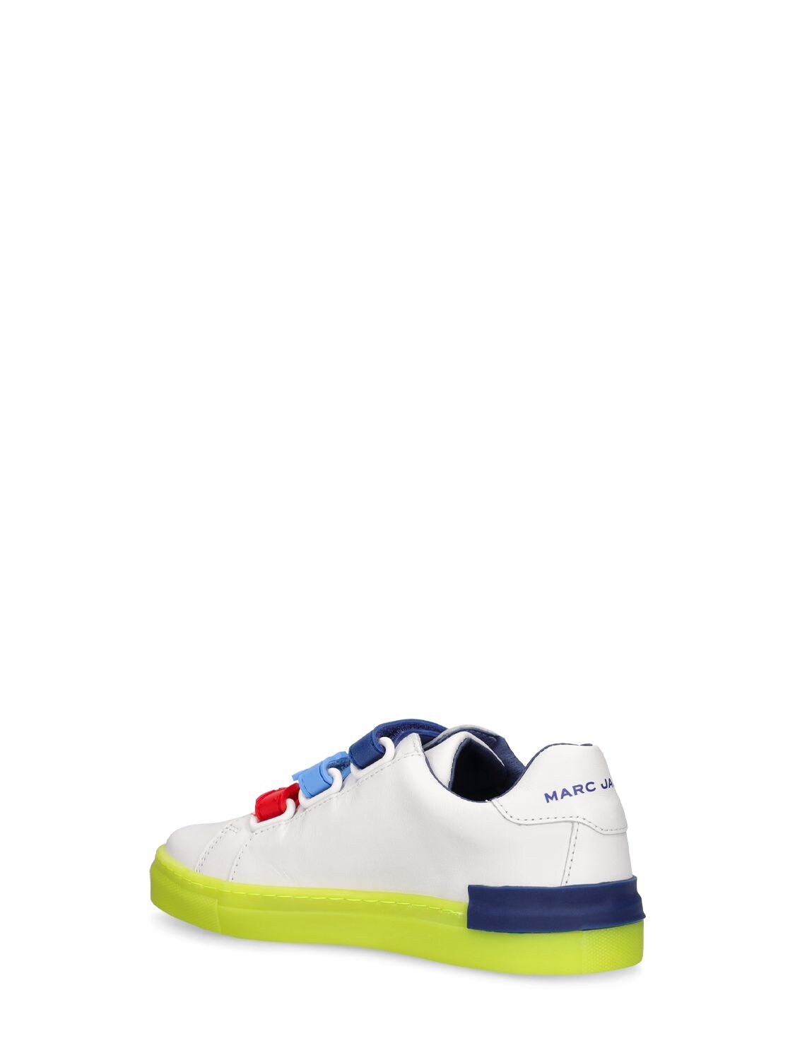 Marc Jacobs Kids colour-block Leather Sneakers - White