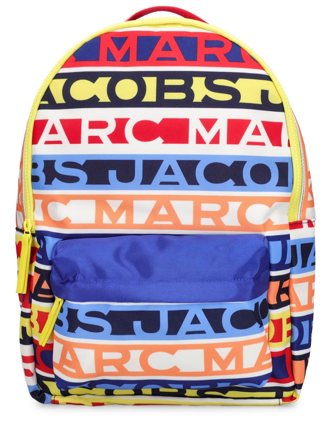 All Over Logo Print Nylon Backpack