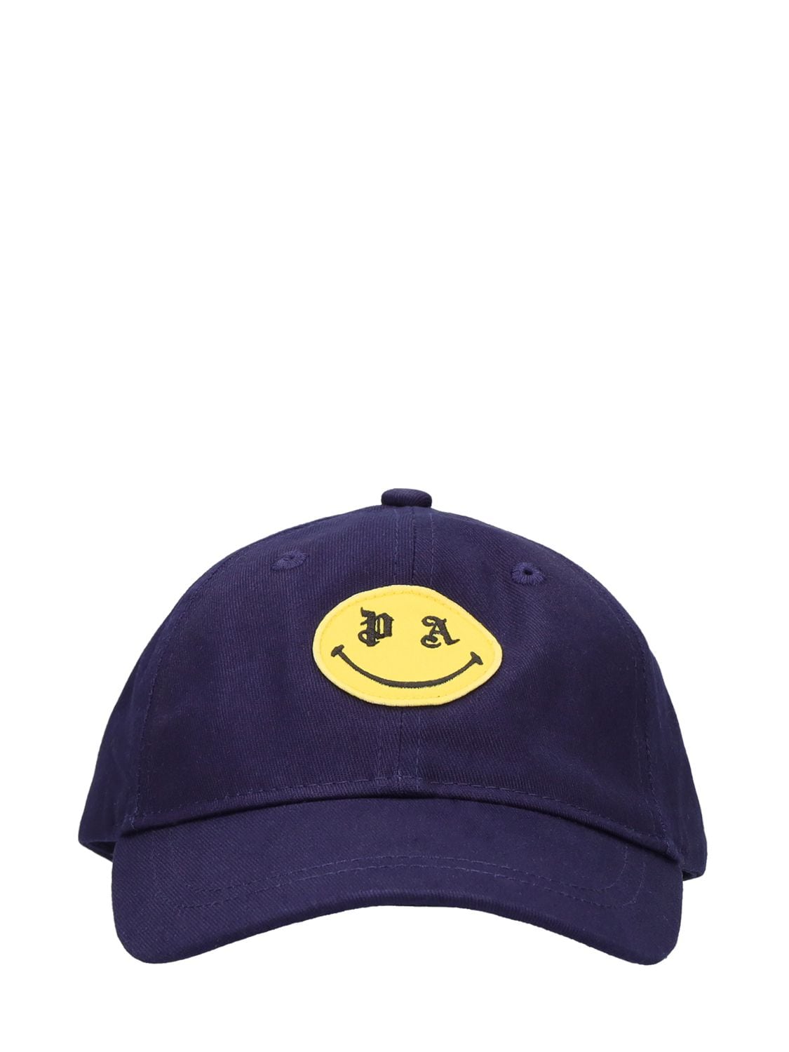 PALM ANGELS SMILE PRINT BASEBALL CAP