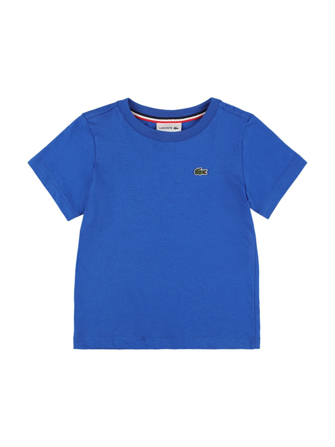 Lacoste Kids' Cotton Jersey T-shirt W/ Logo Patch