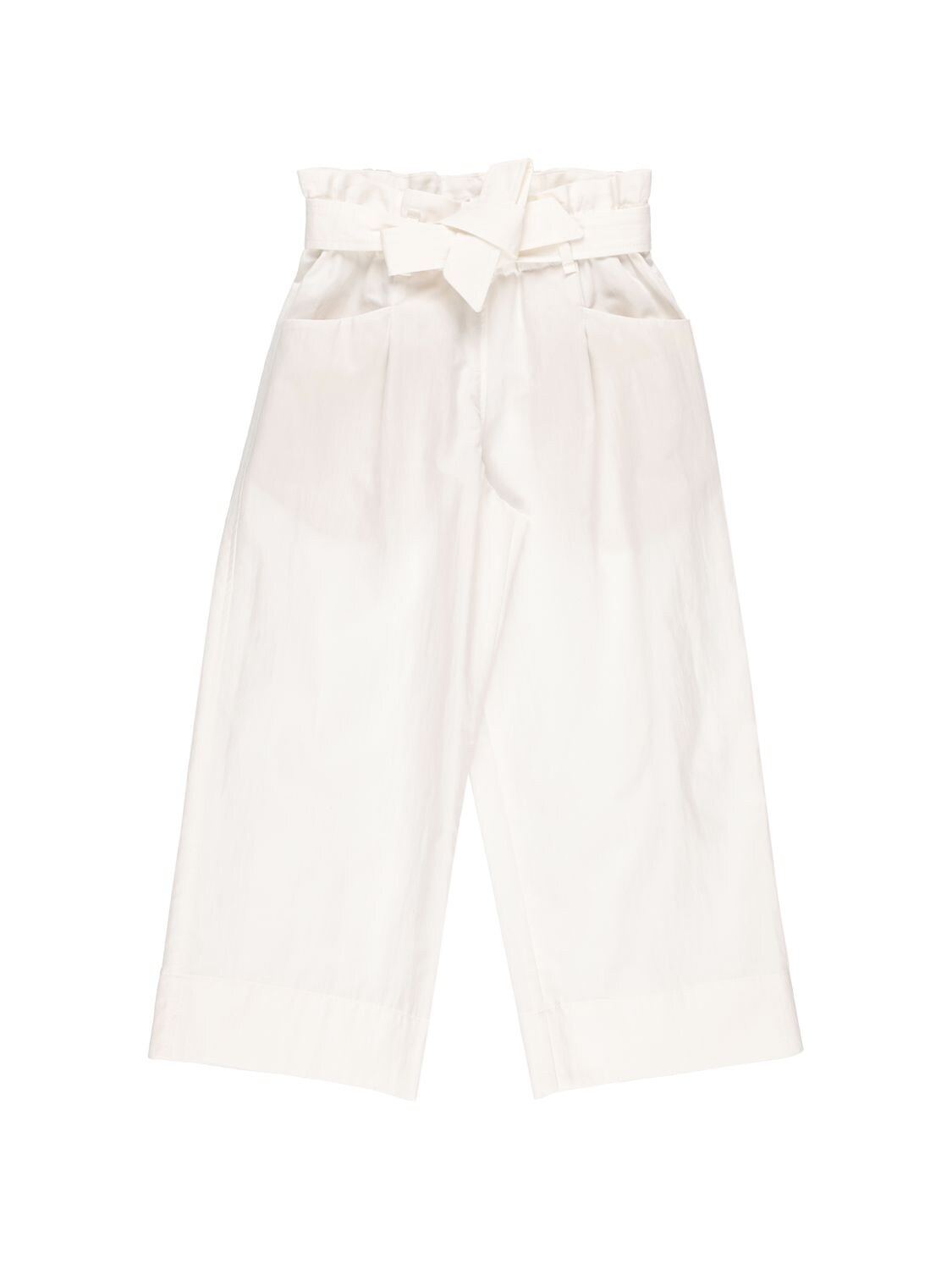 Paper Bag Waist Cotton Pants – KIDS-GIRLS > CLOTHING > PANTS & LEGGINGS