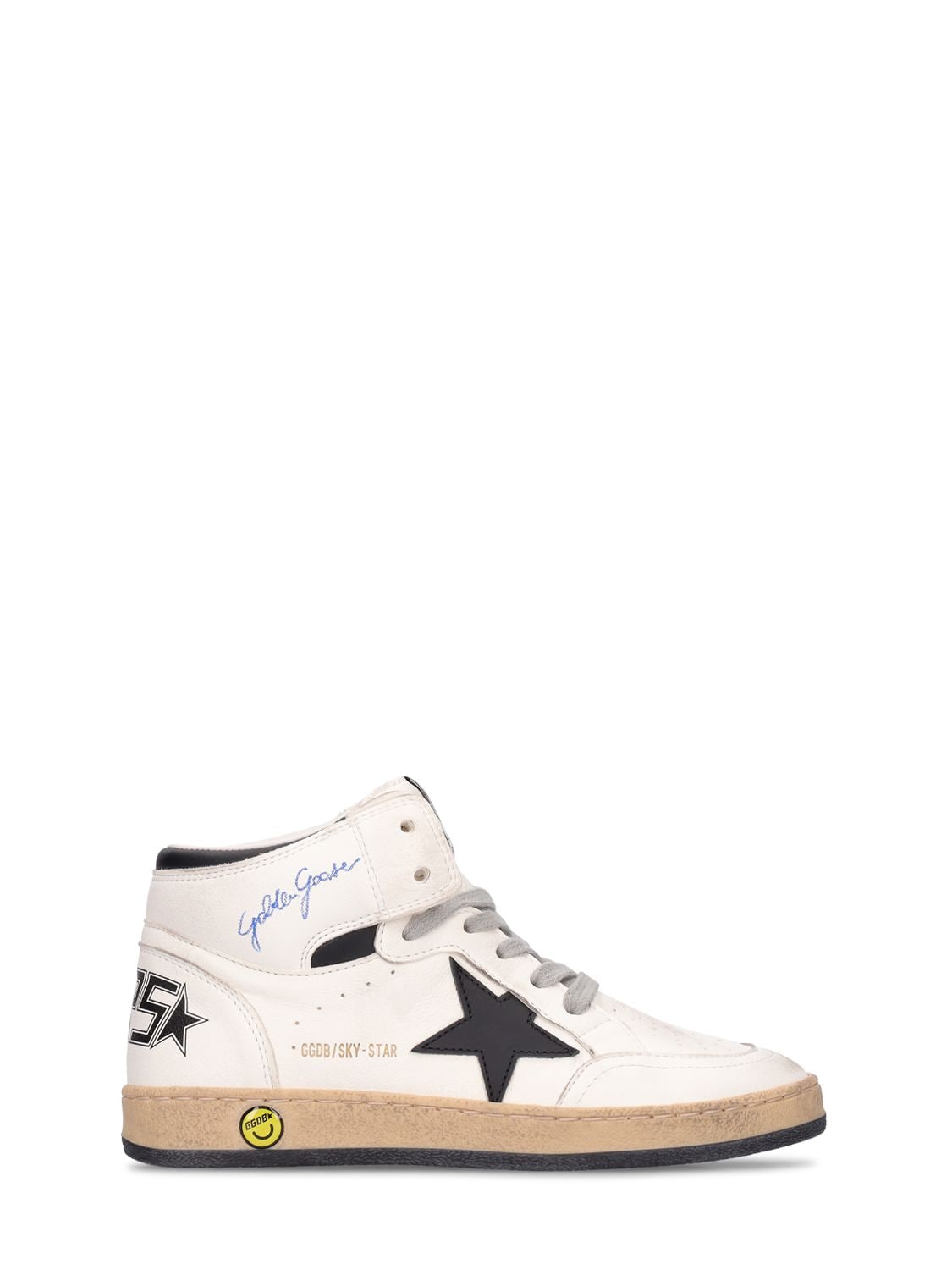 Image of Sky Star Leather Lace-up Sneakers