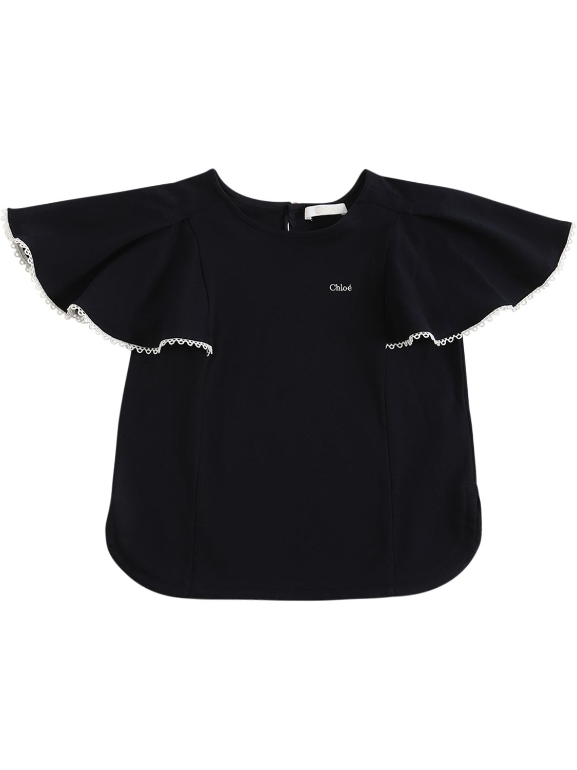 Logo Organic Cotton Interlock T-shirt – KIDS-GIRLS > CLOTHING > T-SHIRTS & TANKS