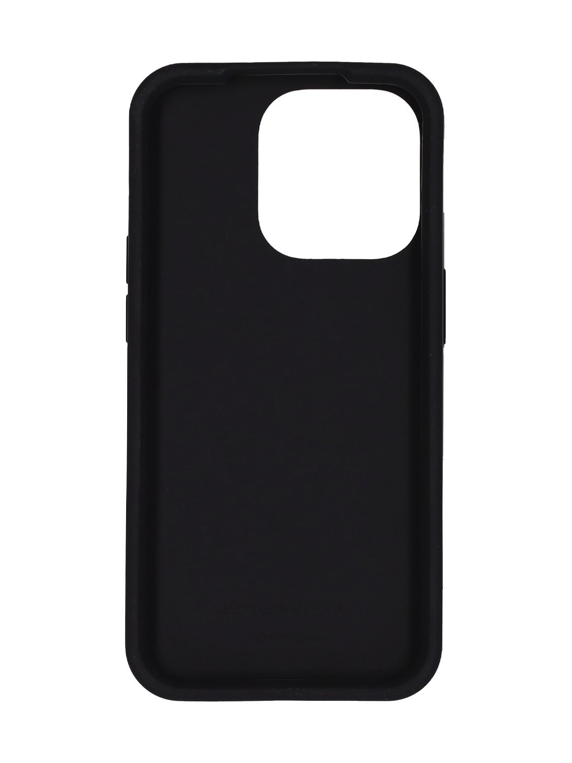 Shop Bottega Veneta Tech Rubber Iphone 14 Pro Case In Black