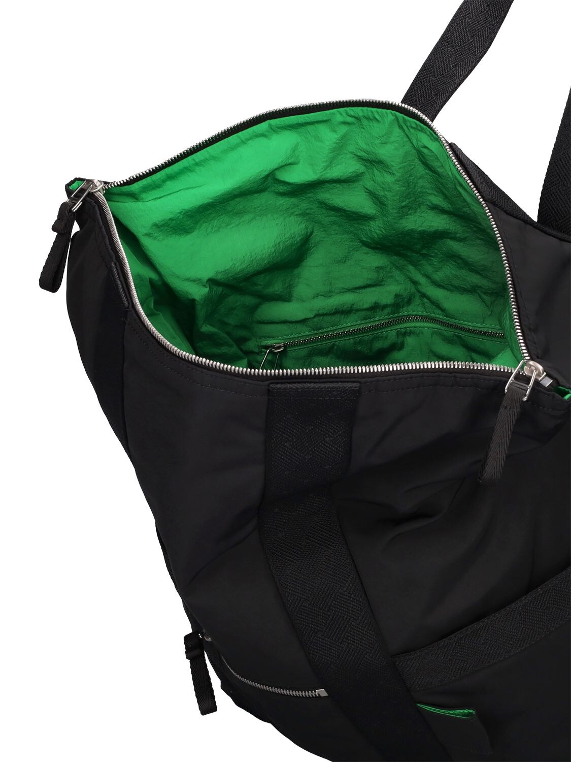 Shop Bottega Veneta Small Voyager Backpack In Black
