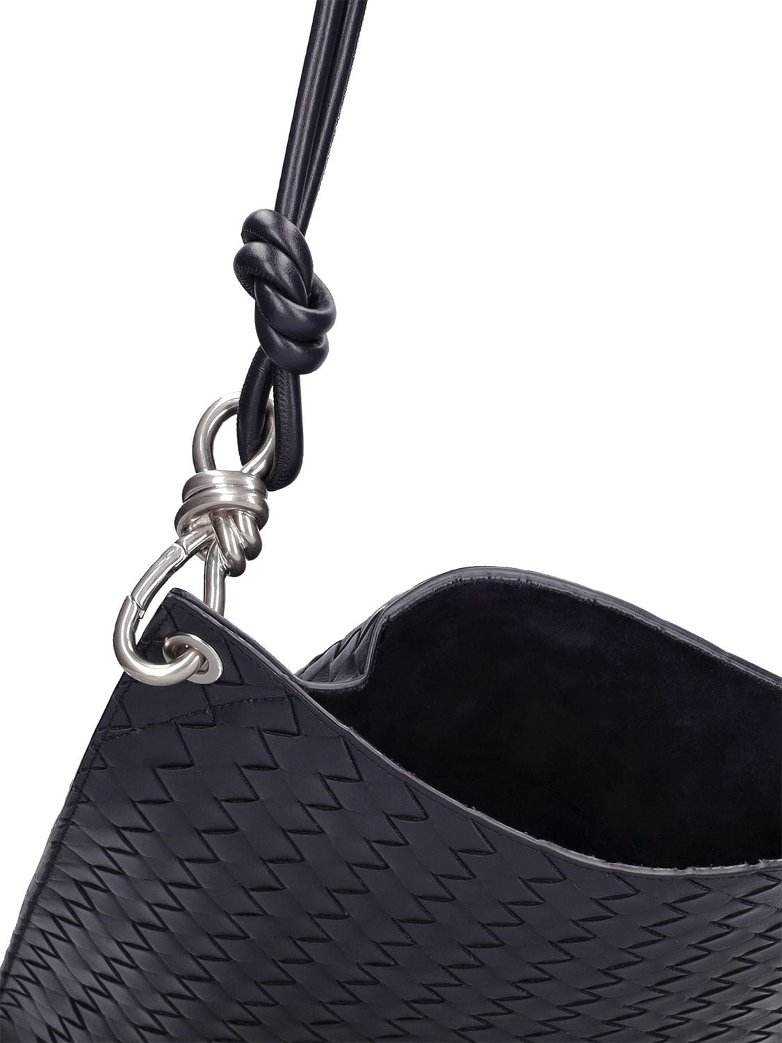 Bottega Veneta Space blue medium Knot Bucket bag